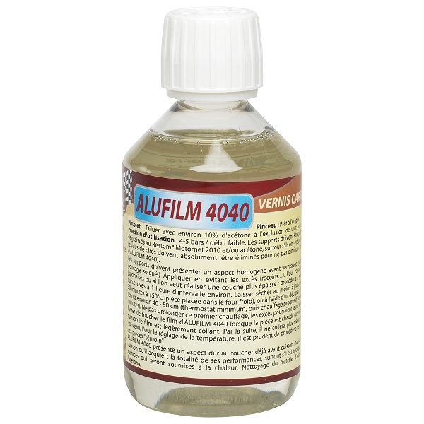 RESTOM ALUFILM 4040 VERNIS EPOXY MONOCOMPOSANT BRILLANT ET INCOLORE