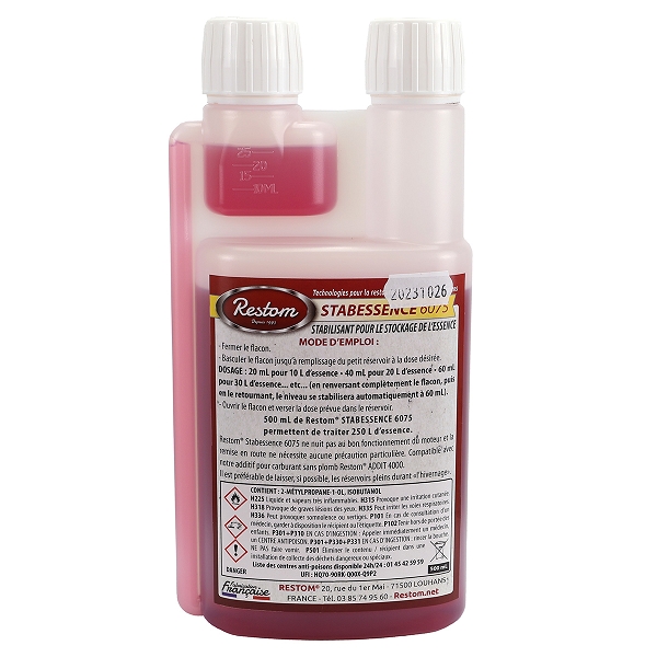 RESTOM STABESSENCE 6075 STABILISATEUR D ESSENCE 500ml