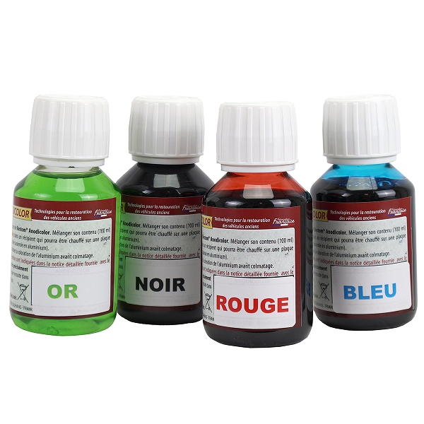 RESTOM ANODI COLOR OR + ROUGE + BLEU + NOIR