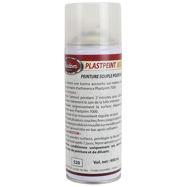 RESTOM PLASTPEINT 8000 AEROSOL NOIR MAT 400ml