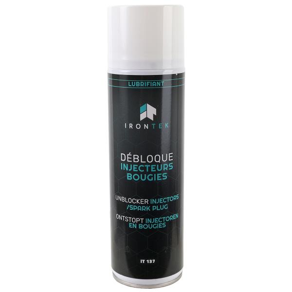 DÉBLOQUE INJECTEURS / BOUGIES  IRONTEK 500ML (  IRONTEK IT137 )