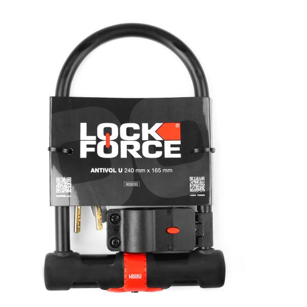 ANTIVOL U LOCKFORCE HERCULE 240 X 165 + SUPPORT