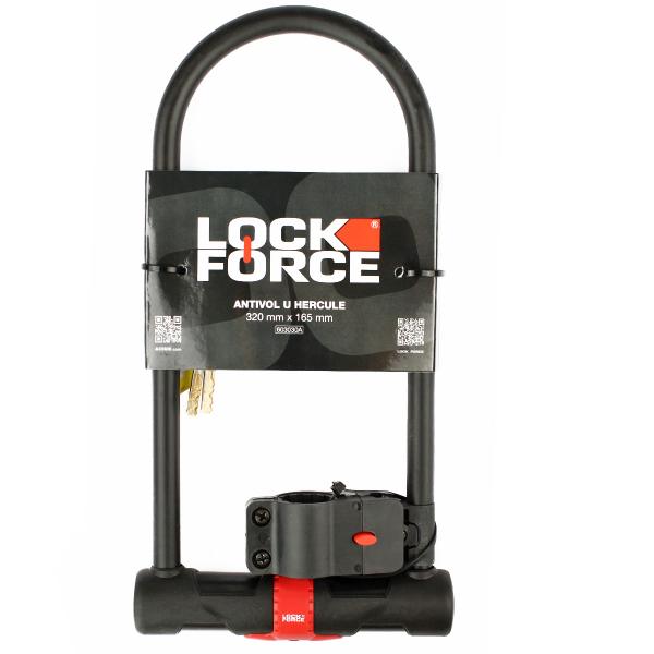 ANTIVOL U LOCKFORCE HERCULE 320 X 165 + SUPPORT