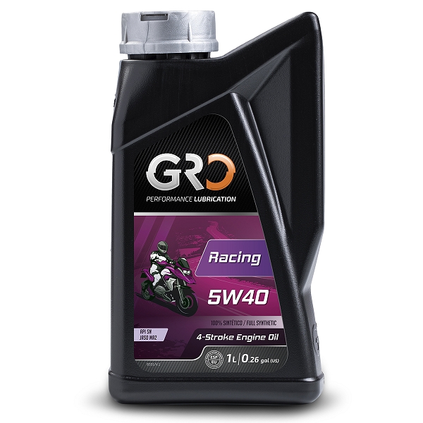 HUILE GLOBAL RACING OIL 4T GLOBAL RACING 5W40 100% SYNTHESE (BIDON 1L) GRO