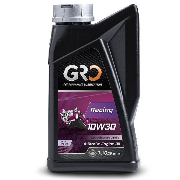 HUILE GLOBAL RACING OIL 4T GLOBAL RACING 10W30 100% SYNTHESE (BIDON 1L) GRO