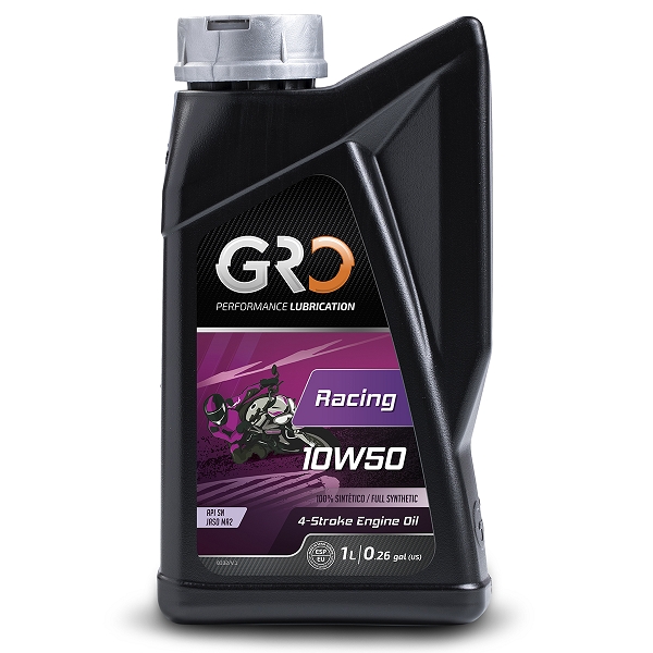 HUILE GLOBAL RACING OIL 4T GLOBAL RACING 10W50 100% SYNTHESE (BIDON 1L) GRO