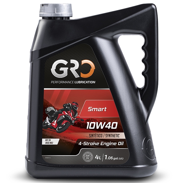 HUILE GLOBAL RACING OIL 4T GLOBAL SMART 10W40 SYNTHESE (BIDON 4L) GRO