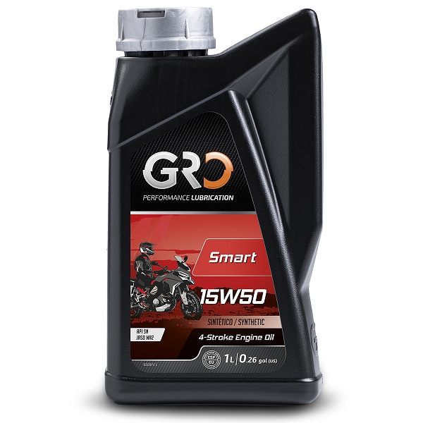 HUILE GLOBAL RACING OIL 4T GLOBAL SMART 15W50 SYNTHESE (BIDON 1L) GRO