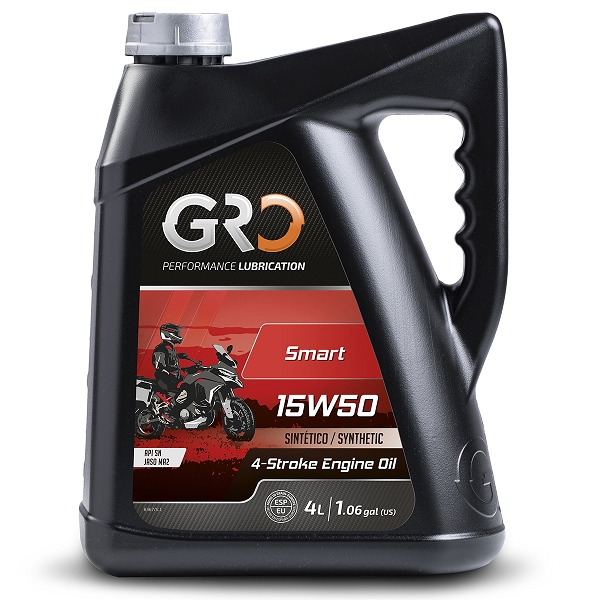 HUILE GLOBAL RACING OIL 4T GLOBAL SMART 15W50 SYNTHESE (BIDON 4L) GRO