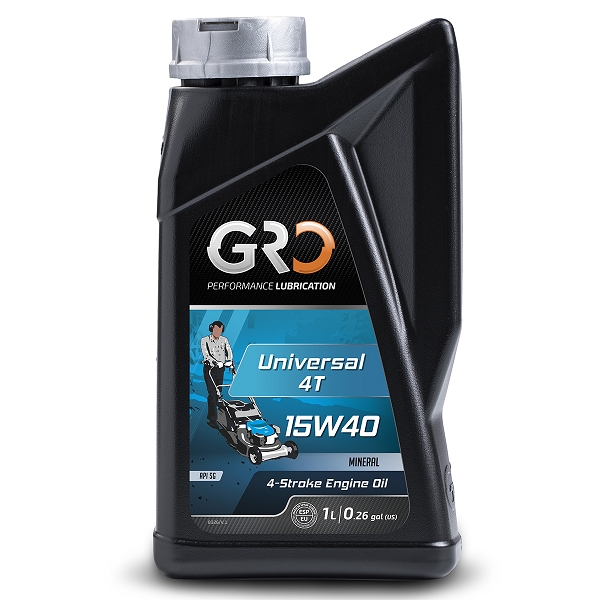HUILE GLOBAL RACING OIL 4T UNIVERSAL 4T 15W40 MULTIGRADE (BIDON 1L) GRO