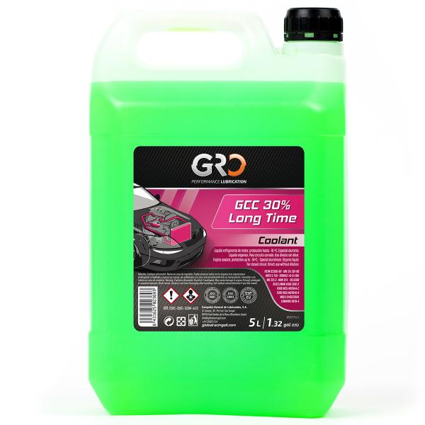 LIQUIDE DE REFROIDISSEMENT VERT GLOBAL RACING OIL GCC-30 (5L) GRO