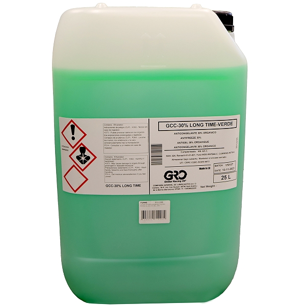 LIQUIDE DE REFROIDISSEMENT VERT GLOBAL RACING OIL GCC-30 (25L) GRO