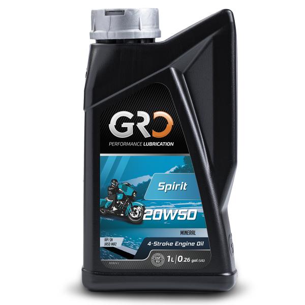 HUILE GLOBAL RACING OIL 4T SPIRIT 20W50 (BIDON 1L) GRO