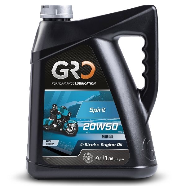 HUILE GLOBAL RACING OIL 4T SPIRIT 20W50 (BIDON 4L) GRO