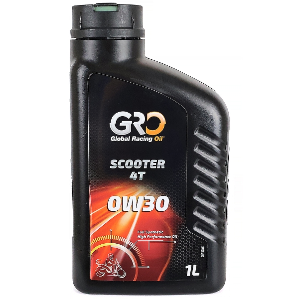 HUILE GLOBAL RACING OIL 4T SCOOTER EXTREME 0W30  (BIDON 1L) GRO  ( MOTEUR HONDA START / STOP )
