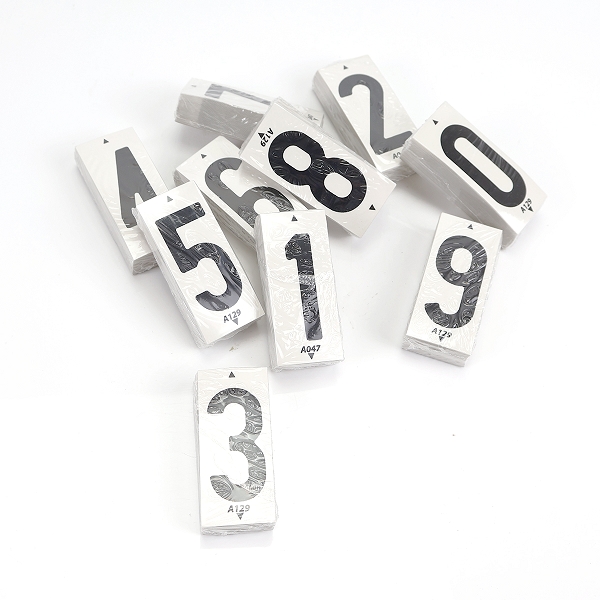 LOT DE 10 CHIFFRES POUR KIT MALETTE FAAB (PAR PAQUET DE 50)
