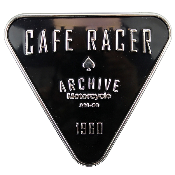 LOGO CACHE LATERAUX  CAFE RACER AM-60 ARCHIVE ( UNITAIRE )