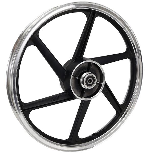 JANTE ARRIERE NOIRE & CHROMEE ARCHIVE FIRST 50cc E5