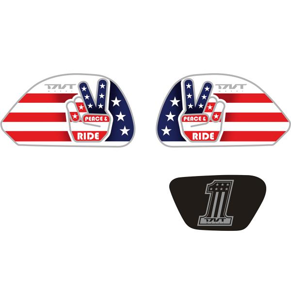 KIT DECO PEACE AND RIDE TNT MOTOR GOOD VIBES