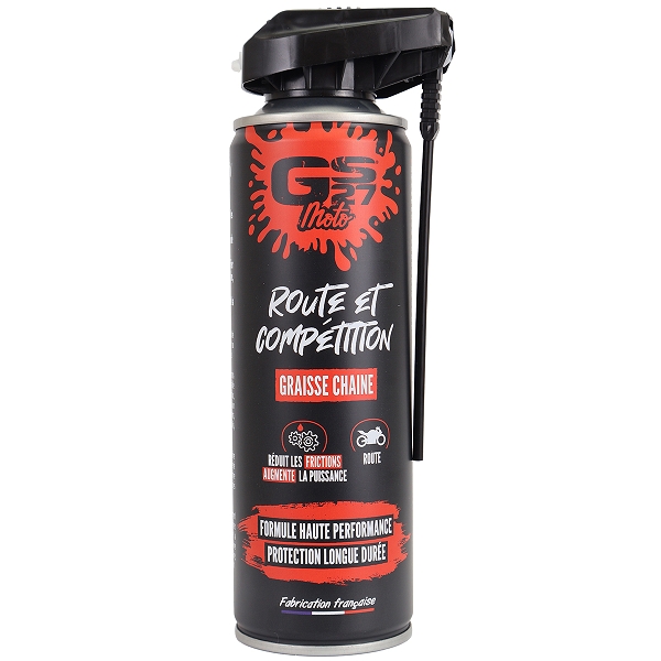 GRAISSE CHAINE MOTO ROUTE & COMPÉTITION GS 27 300ML