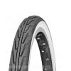 PNEU VELO 550A MICHELIN CITY J BLANC NOIR TRINGLE RIGIDE TR (37-490)