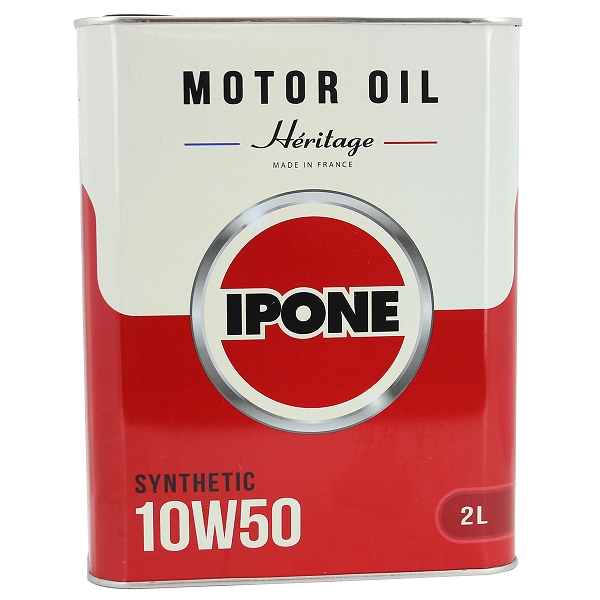 HUILE IPONE HERITAGE 10 W 50 (2L) 100% SYNTHETIC 4T (VENDU A L'UNITE)