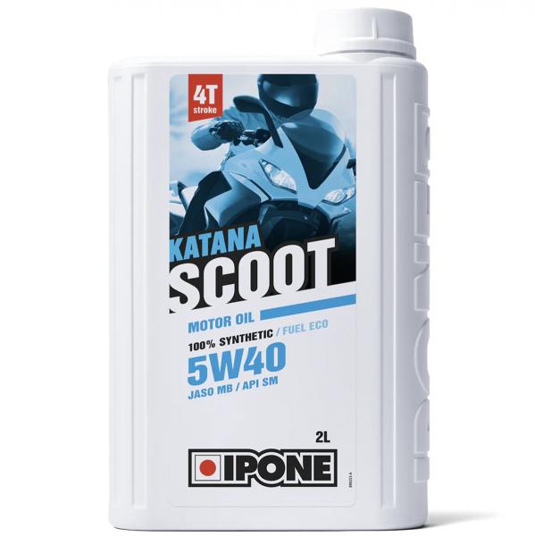 HUILE IPONE 4T KATANA SCOOT  5W40 100% SYNTHESE (BIDON 2L)