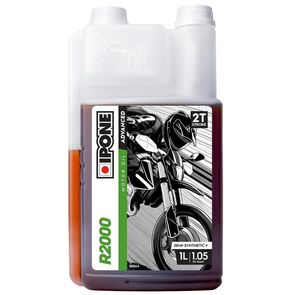 HUILE IPONE 2T R2000 SYNTHESE (BIDON 1L)
