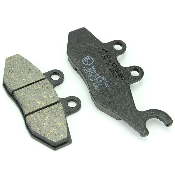 PLAQUETTE DE FREIN MAXISCOOT MALOSSI ADAPT. AVANT ET ARRIERE PIAGGIO XEVO / BEVERLY / FLY / MP3 / TYPHOON /  X10 /  X7 / X8 GILERA NEXUS / RUNNER / VESPA GTS / PRIMAVERA / SPRINT ECE R90 BRAKE PADS SP