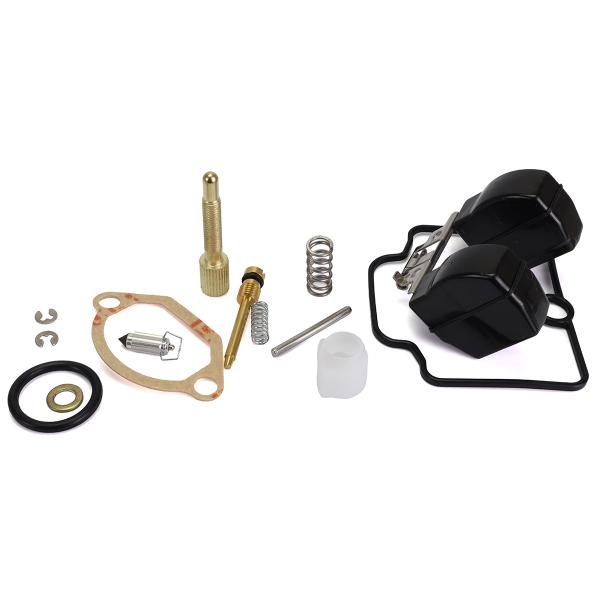 KIT REPARATION CARBURATEUR ADAPT. PWK 21-30mm  (FLOTTEUR/POINTEAU/AXE/JOINT CUVE/JOINT COUVERCLE BOISSEAU) (13 PIECES)