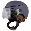 T'NB- CASQUE VELO TNB VISOR GRIS BLEU TAILLE L (58-62cm)