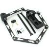 ANTIVOL VELO ARTICULE A CLE LOCK FORCE GRENAT L 0.9m