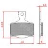 PLAQUETTE DE FREIN VELO BRENTA E-BIKE/ SEMI METAL COMPATIBLE MAGURA MT2-4-6-8