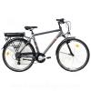 VELO ELECTRIQUE EZO BELLEVILLE 28 HOMME- 500Wh GRIS ORANGE