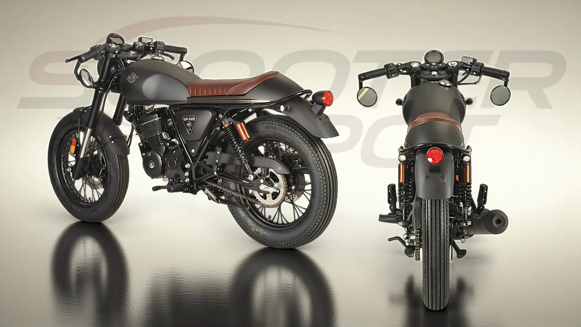 Moto 125cc CAFE RACER AM-60 - Le Style rétro signé Archive