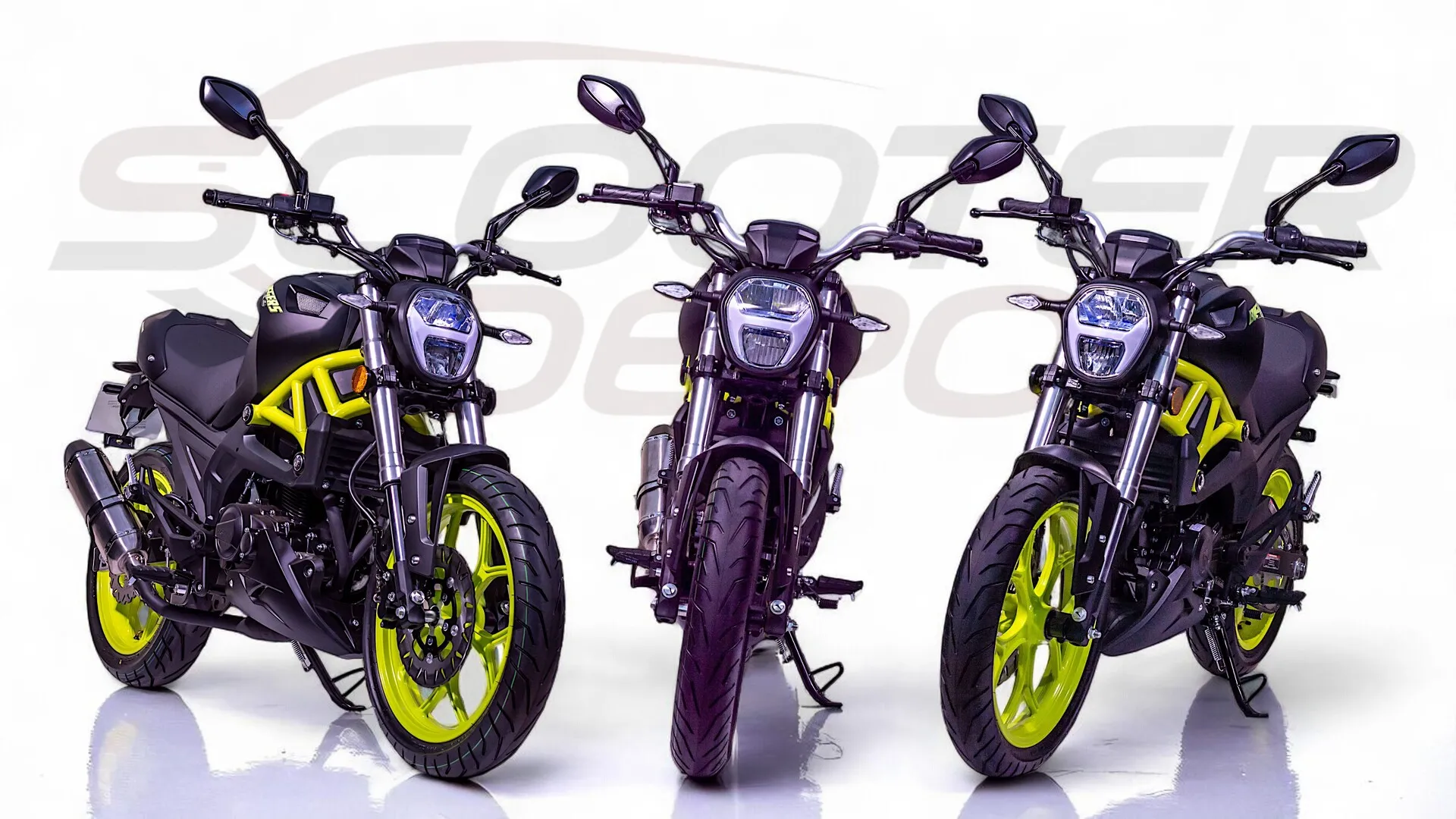 MAGPOWER 50cc BIGGERS NOIR MAT-La moto roadster dès 14 ans