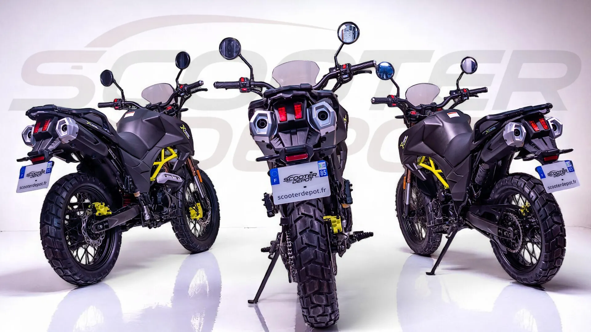 MAGPOWER 125cc XTRAIL Noire - Taillée pour les aventuriers