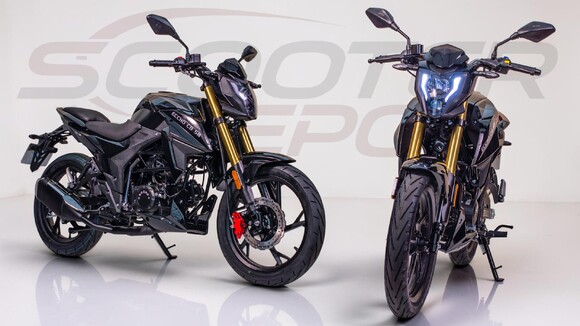 Moto 50cc ECCHO 50 CB Black 2027 – vue avant