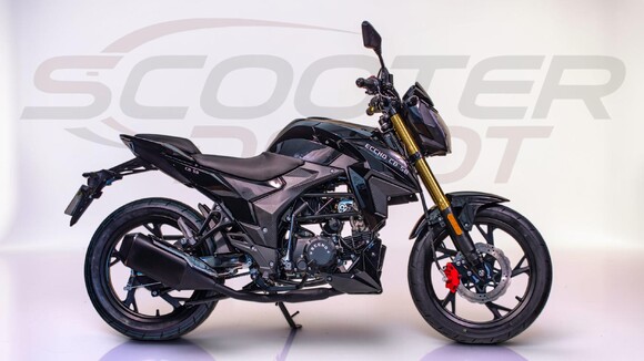 Moto 50cc ECCHO 50 CB Black 2027 – vue droite