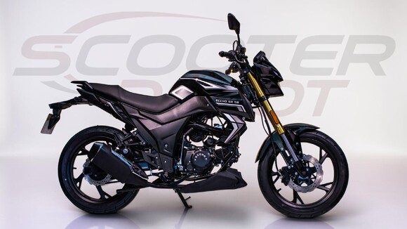 Moto 50cc ECCHO 50 SR Black 2027 – vue droite