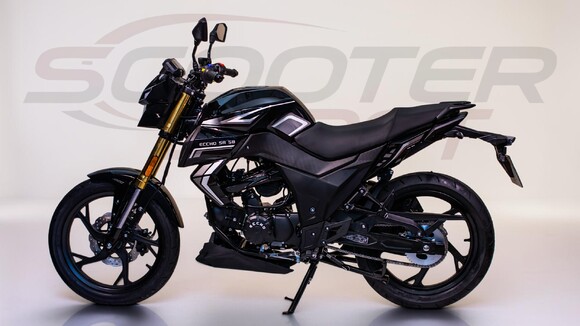 Moto 50cc ECCHO 50 SR Black 2027 – vue gauche