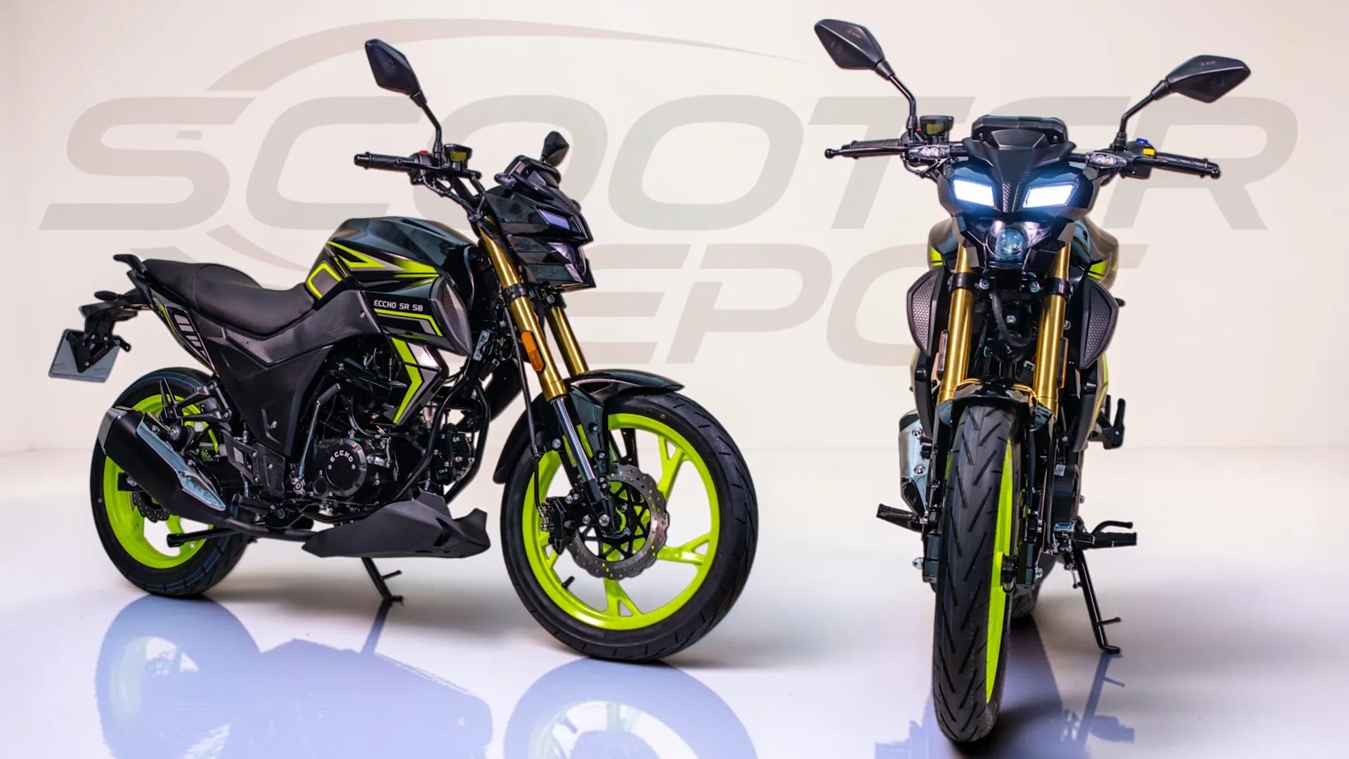 ECCHO SR 50 STING 2027 – Moto 50 à boîte, roadster Full LED 