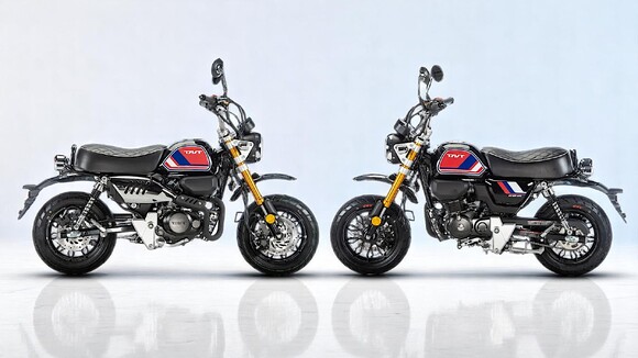 Mini Moto 125cc TNT MOTOR GOOD VIBES Noire-faite pour le camping-cariste