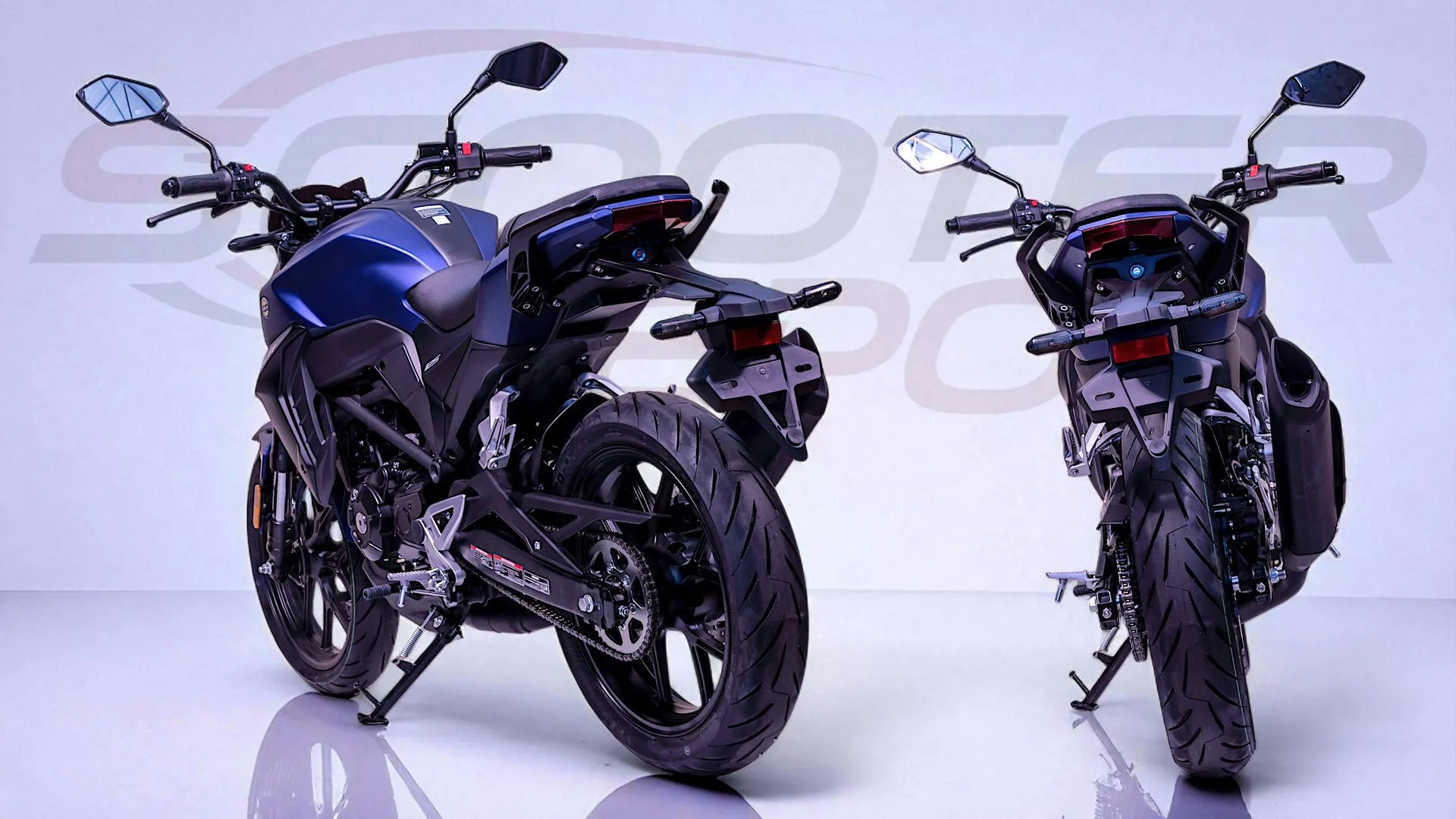 Moto 125cc TNT MOTOR XCR bleue - La 125 nerveuse et compacte