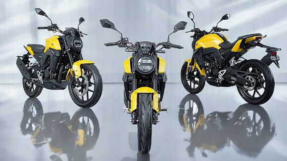 MOTO TNT MOTOR 125 XCR JAUNE MAT 