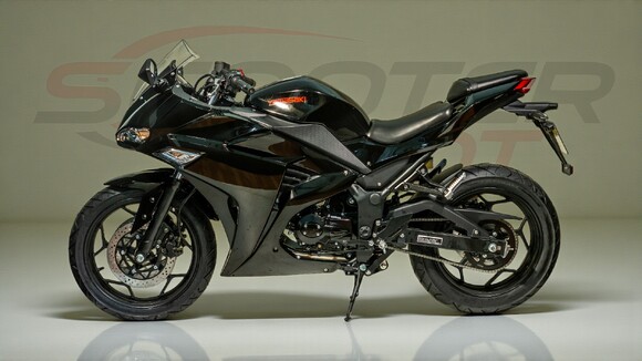 Moto 50cc YAMASAKI YM RS noire – vue gauche