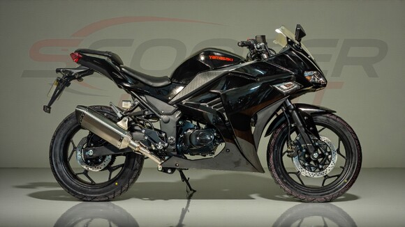 Moto 50cc YAMASAKI YM RS noire – vue droite