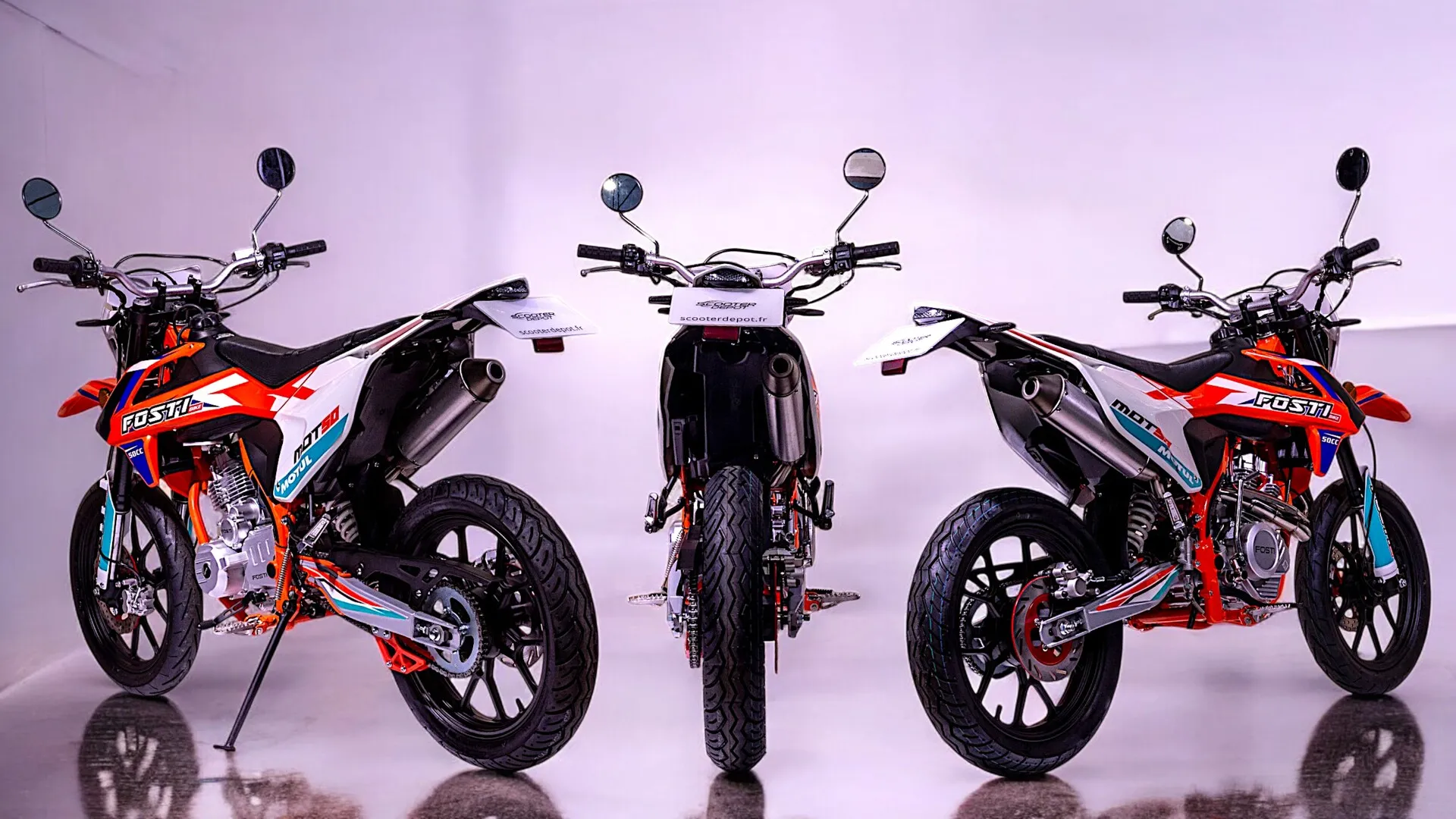 Moto 50cc Supermotard FOSTI 50-La moto 50cc a petit prix