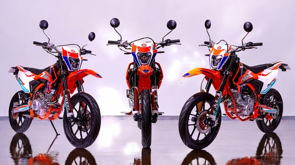 Moto 50cc Supermotard FOSTI 50 Orange