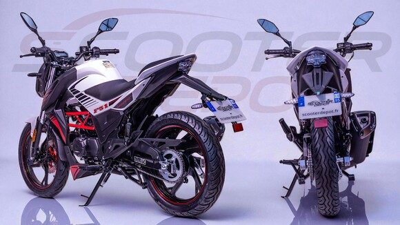 Moto 50 FOSTI F51 Blanche